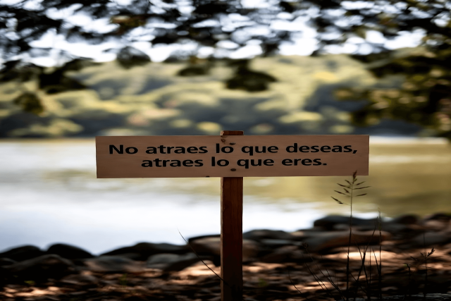 No atraes lo que deseas, atraes lo que eres